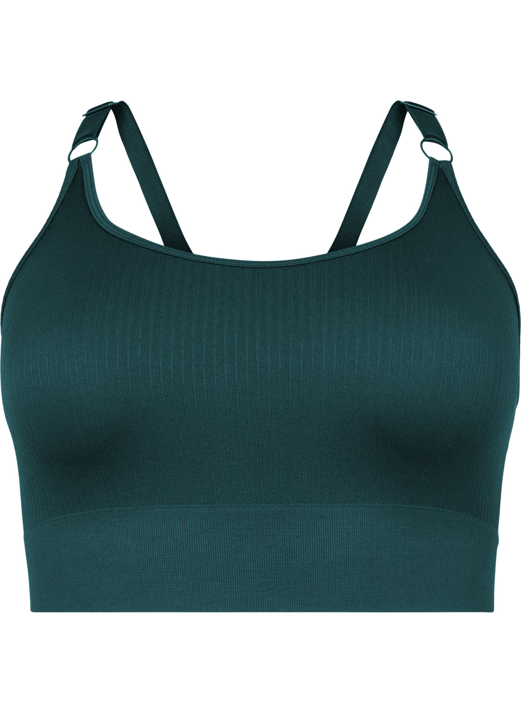 Zizzi Soutien-gorge de sport sans coutures, Pine Grove, Packshot image number 0