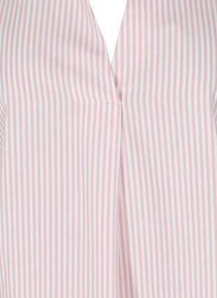 Chemise rayée en coton bio, Blush Stripe, Packshot image number 2
