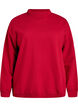 Sweatshirt &agrave; col montant et manches longues, Rouge, Packshot image number 0