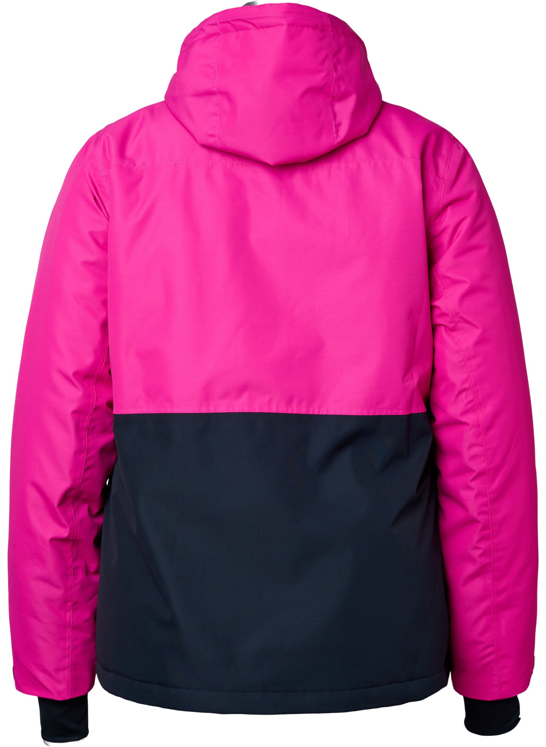Zizzi Veste de ski bicolore avec capuche, Fuchsia Purple Comb, Packshot image number 1