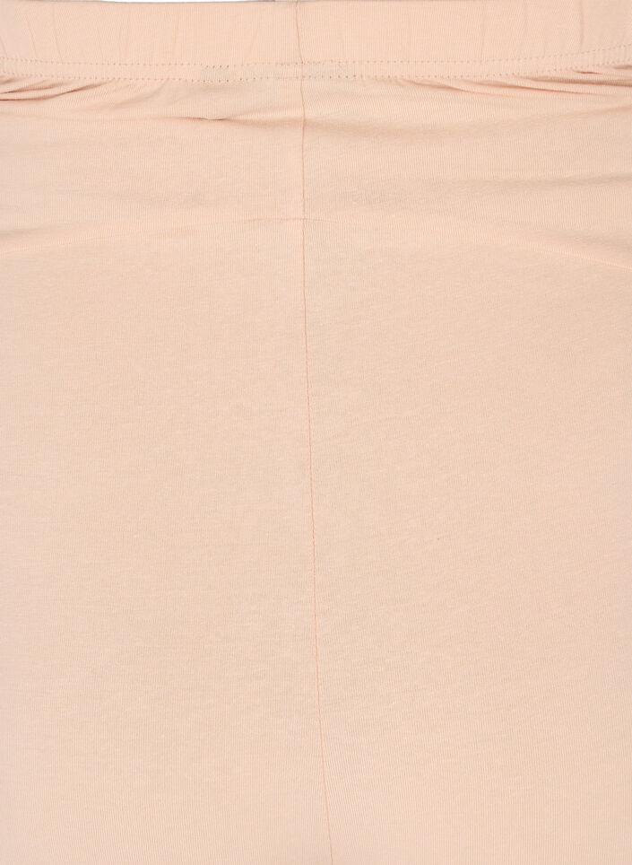 Short de maternité moulant en coton, Beige, Packshot image number 3