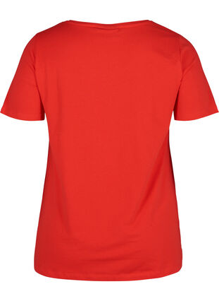 Basic T-shirt , High Risk Red, Packshot image number 1