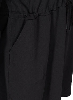 Tunique manches longues avec poches, Black, Packshot image number 3