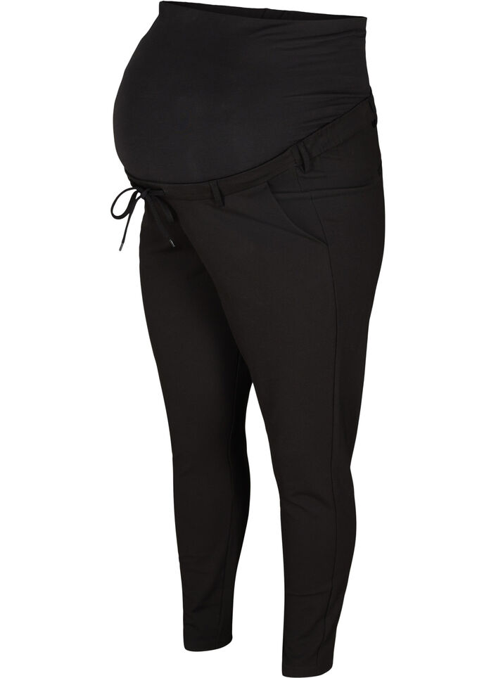 Zwangerschaps Maddison broek, Black, Packshot image number 0