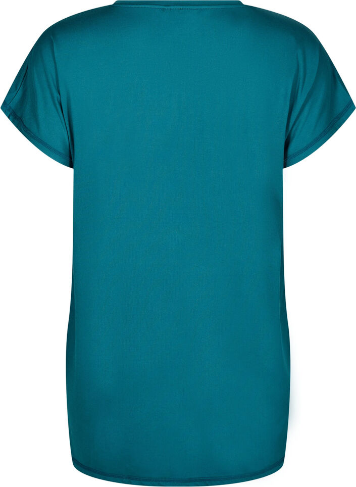 Lang workout T-shirt, Groen, Packshot image number 1