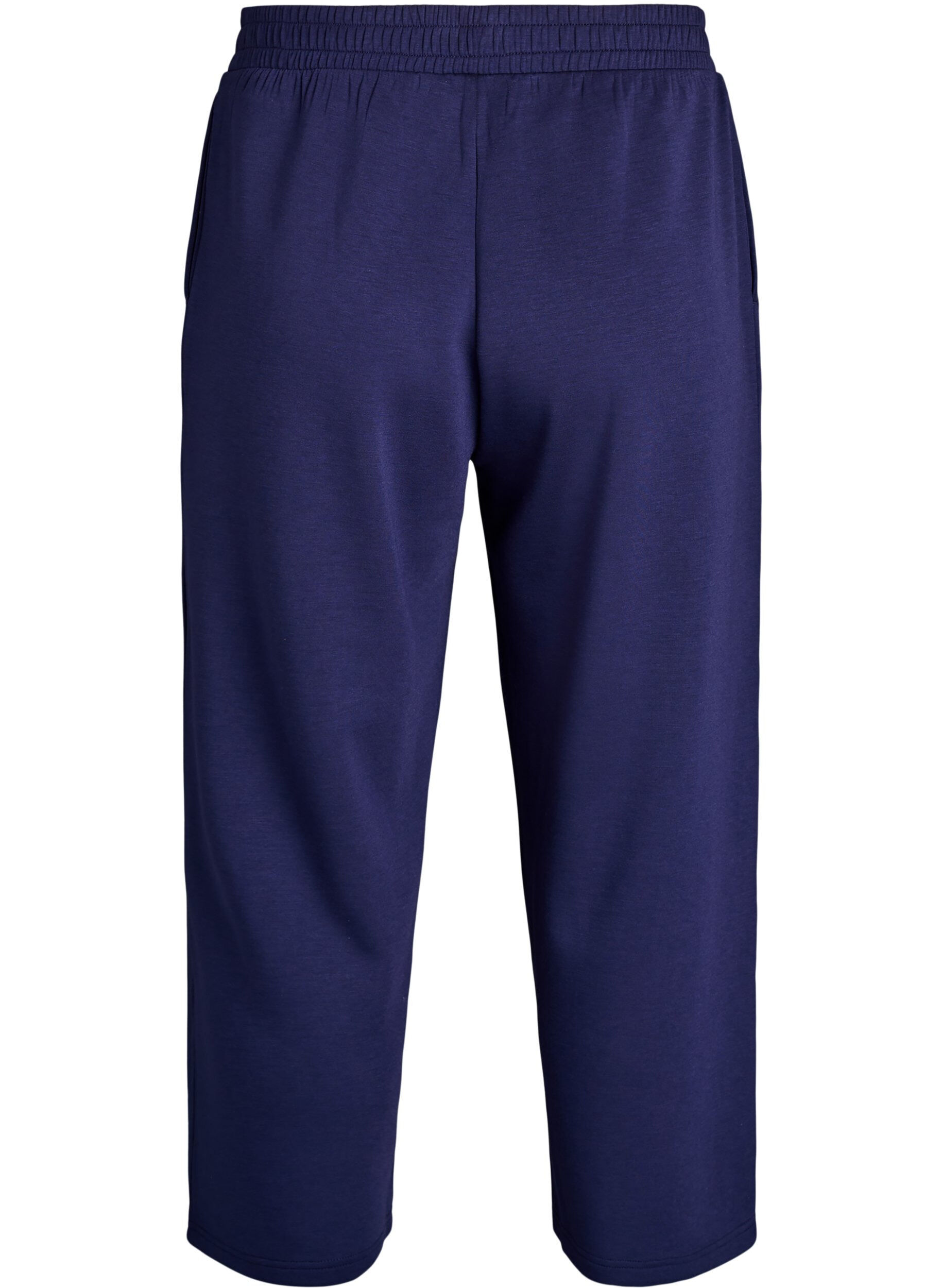 Zizzi7/8 modal mix broek met zakken, Blauw, Packshot image number 1
