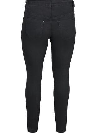 Sanna jeans met lurex details, Black, Packshot image number 1