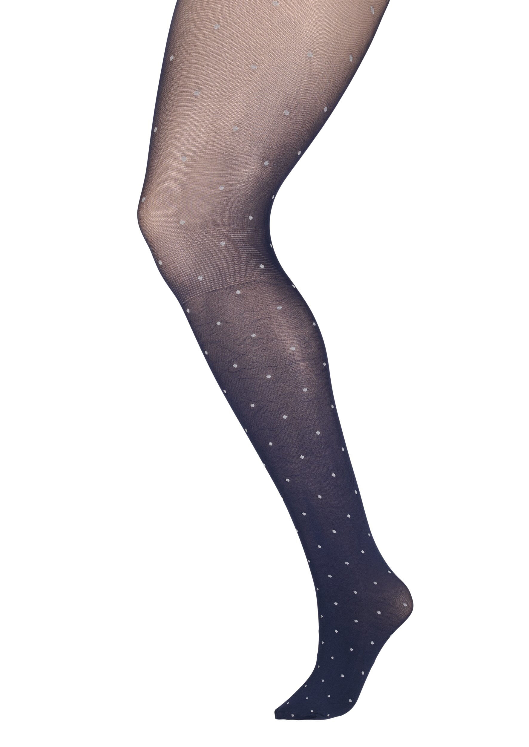 Zizzi70 denier panty's met stippen, Navy Blazer w. Dot, Packshot image number 0
