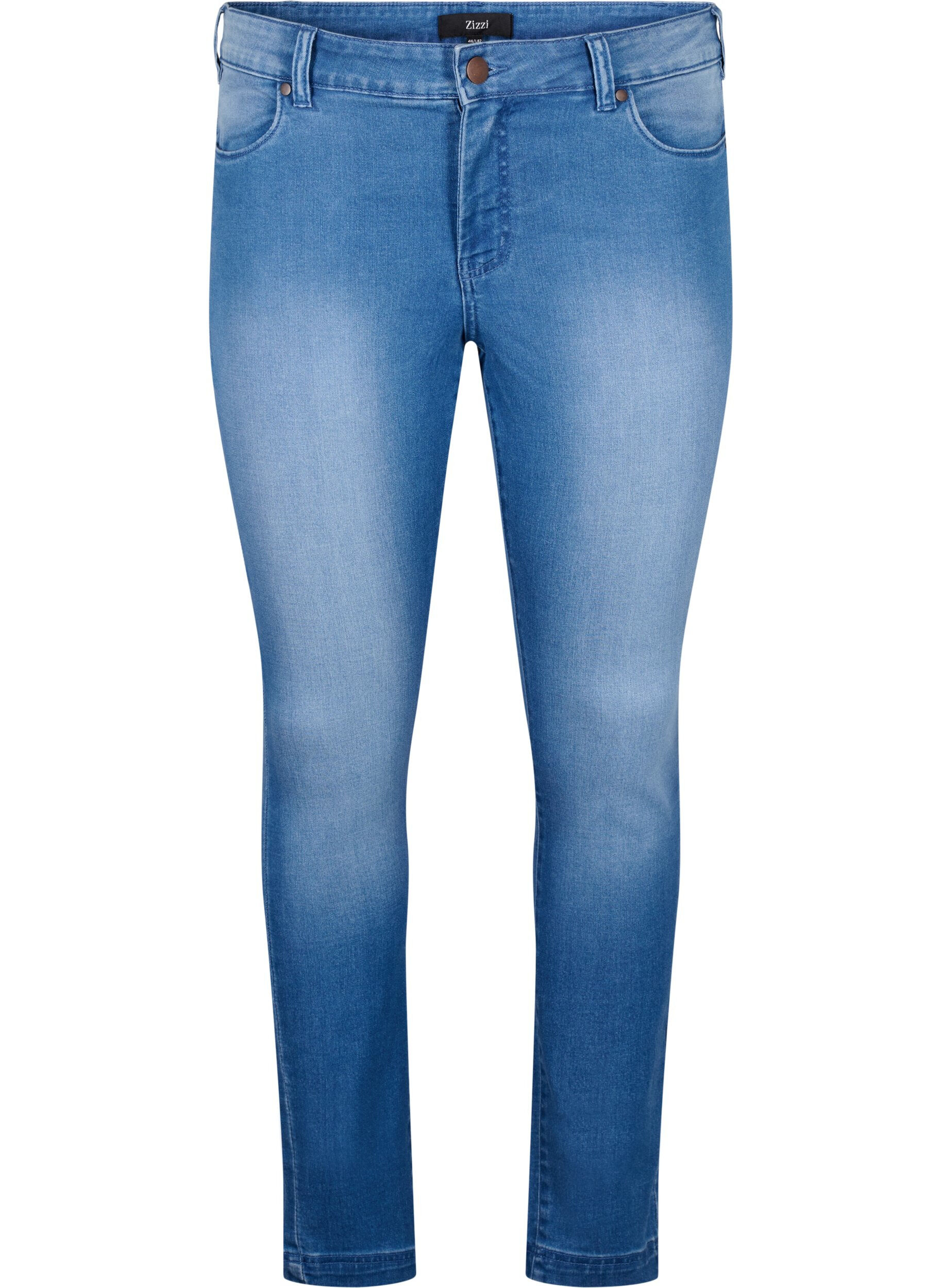 ZizziViona jeans met normale taille, Blauw, Packshot image number 0