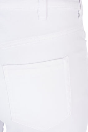 Jean coupe slim Emily capri, Bright White, Packshot image number 3