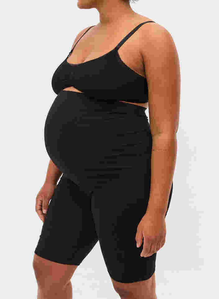 Short de grossesse moulant, Black, Model image number 3