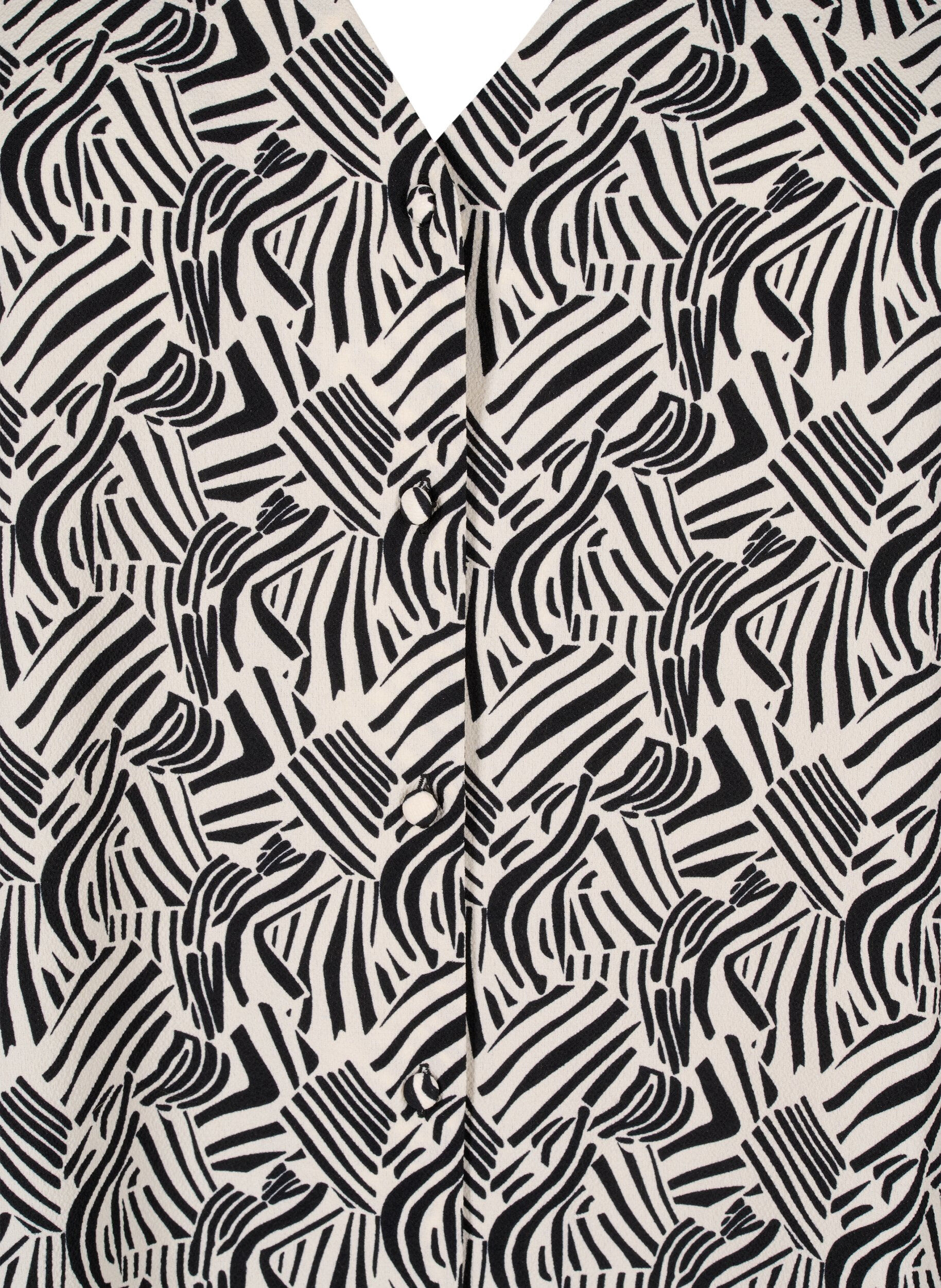 ZizziBlouse avec col en V et imprim&eacute;, Birch Graphic, Packshot image number 2