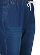 Denim joggers met zakken, Blauw, Packshot image number 2