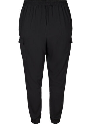 Pantalon ample avec poches latérales, Black, Packshot image number 1