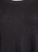 Blouse en maille avec boutons sur le c&ocirc;t&eacute;, Noir, Packshot image number 2