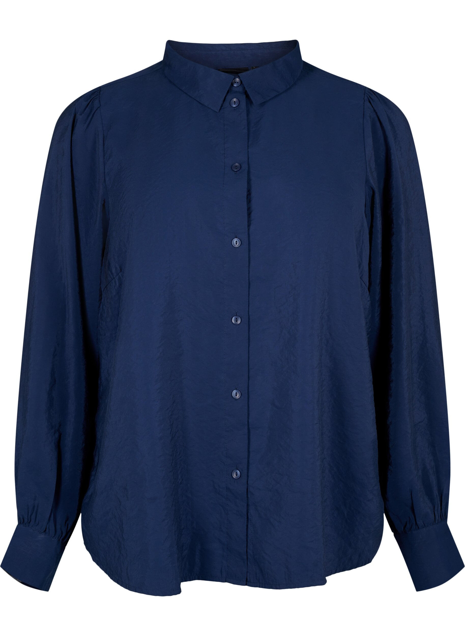 ZizziShirt met lange mouwen van Tencel &trade; Modal, Navy Blazer, Packshot image number 0