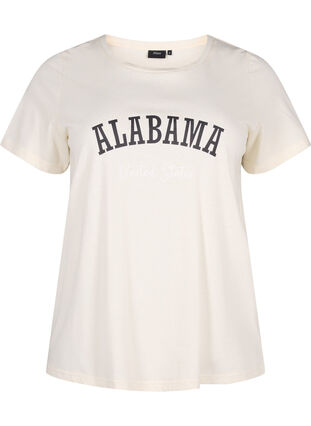 Katoenen T-shirt met tekst, Antique W. Alabama, Packshot image number 0