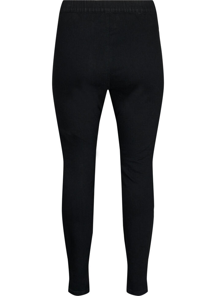 FLASH - Nauwsluitende jeggings met hoge taille, Black, Packshot image number 1