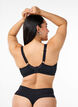 Comfort-bh met beugel en voorgevormde cups, Zwart, Model image number 2