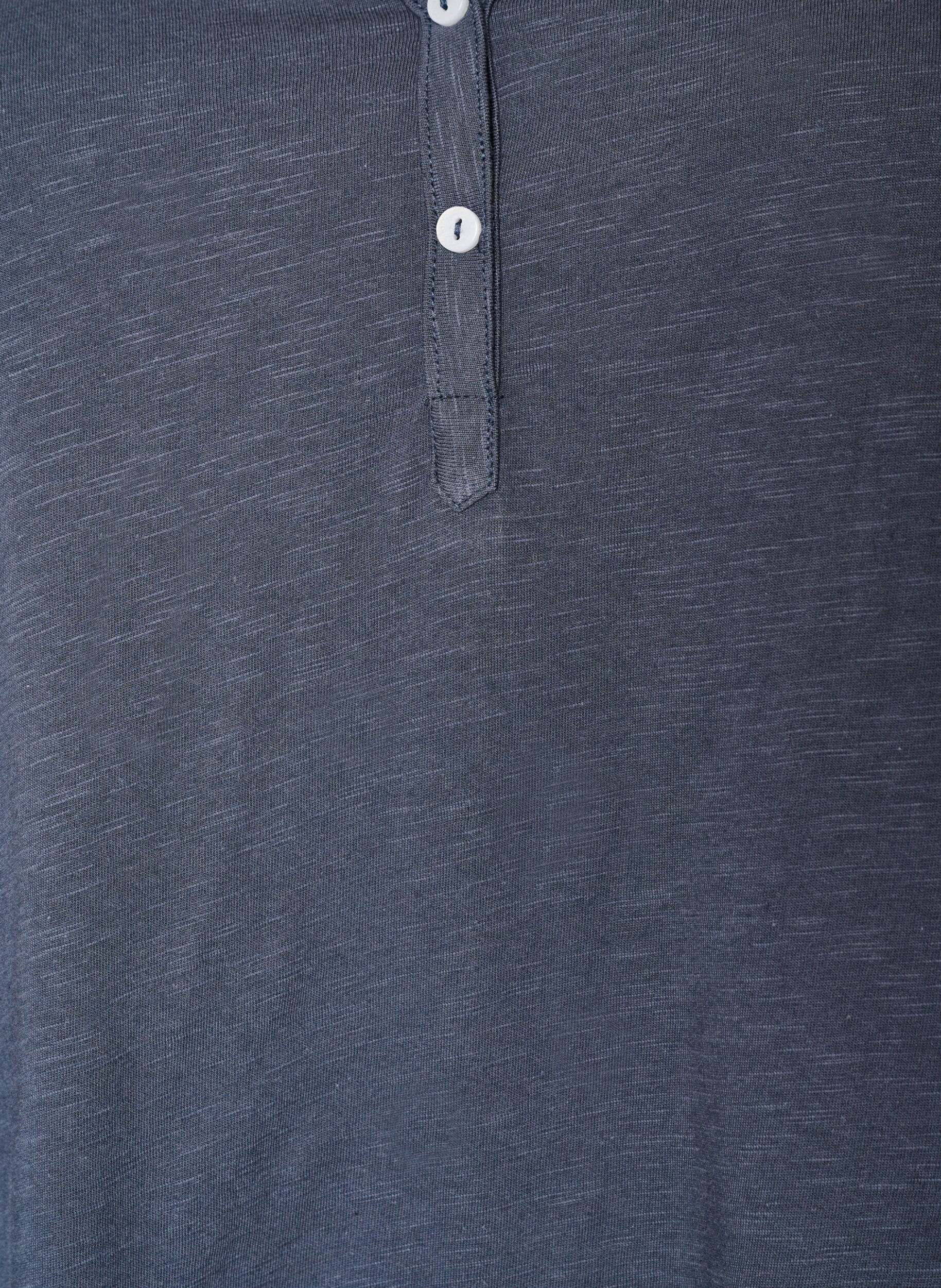 ZizziT-shirt met knoopdetail, Grijs, Packshot image number 2