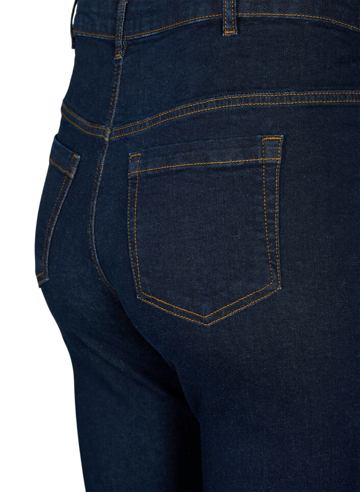 Ellen bootcut jeans met hoge taille, Blauw, Packshot image number 3