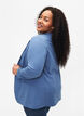 Eenvoudige blazer met knoopsluiting, Blauw, Model image number 2