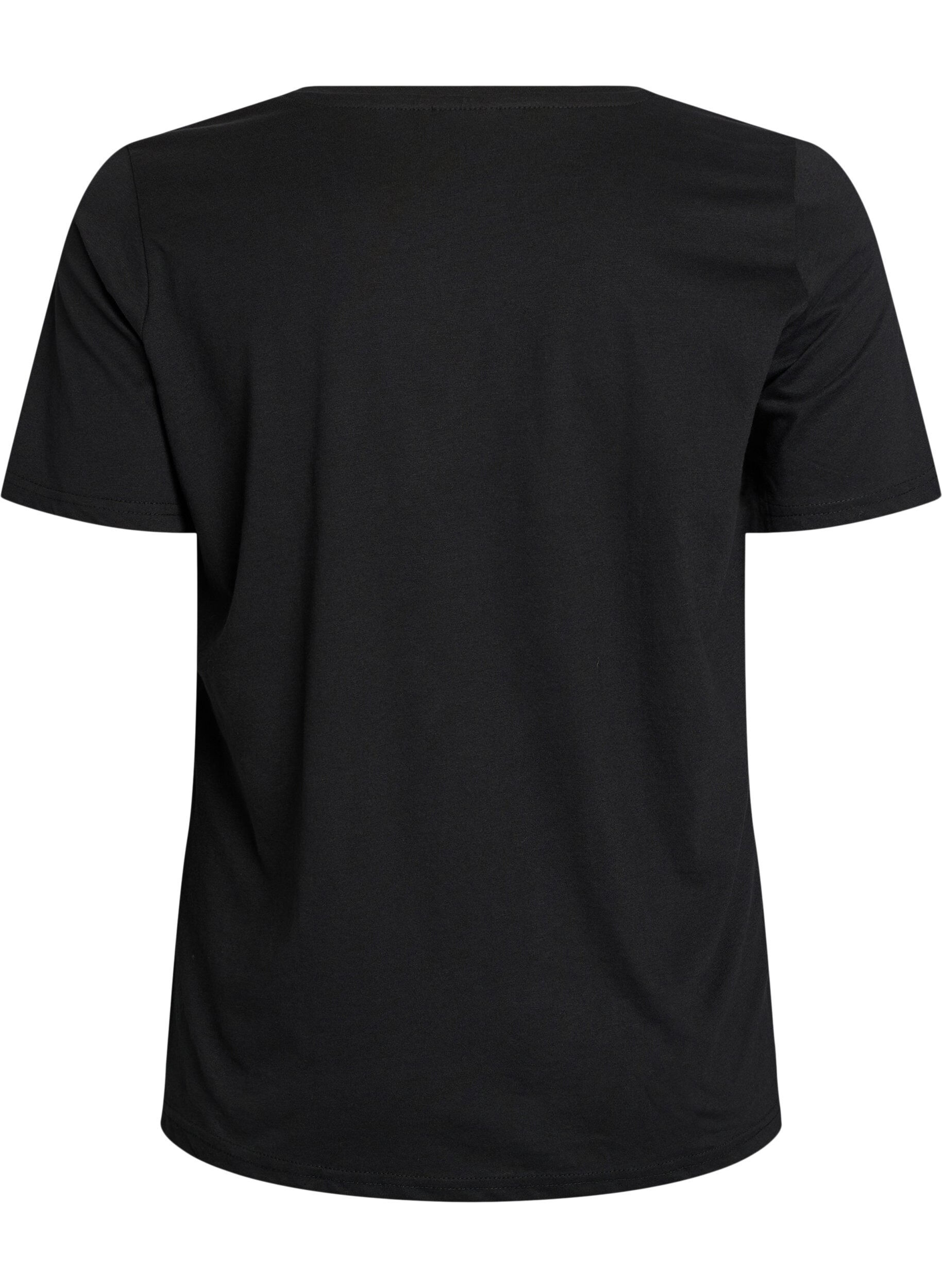 ZizziT-shirt imprim&eacute;, Noir, Packshot image number 1
