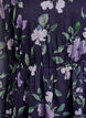 Robe de soir&eacute;e en mousseline &agrave; manches longues, Bleu, Packshot image number 2