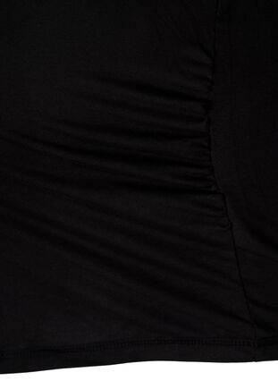 Chemisier de grossesse basique à manches longues, Black, Packshot image number 3
