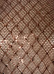 Doorschijnende blouse met pailletten en een ruitpatroon, Bruin, Packshot image number 2