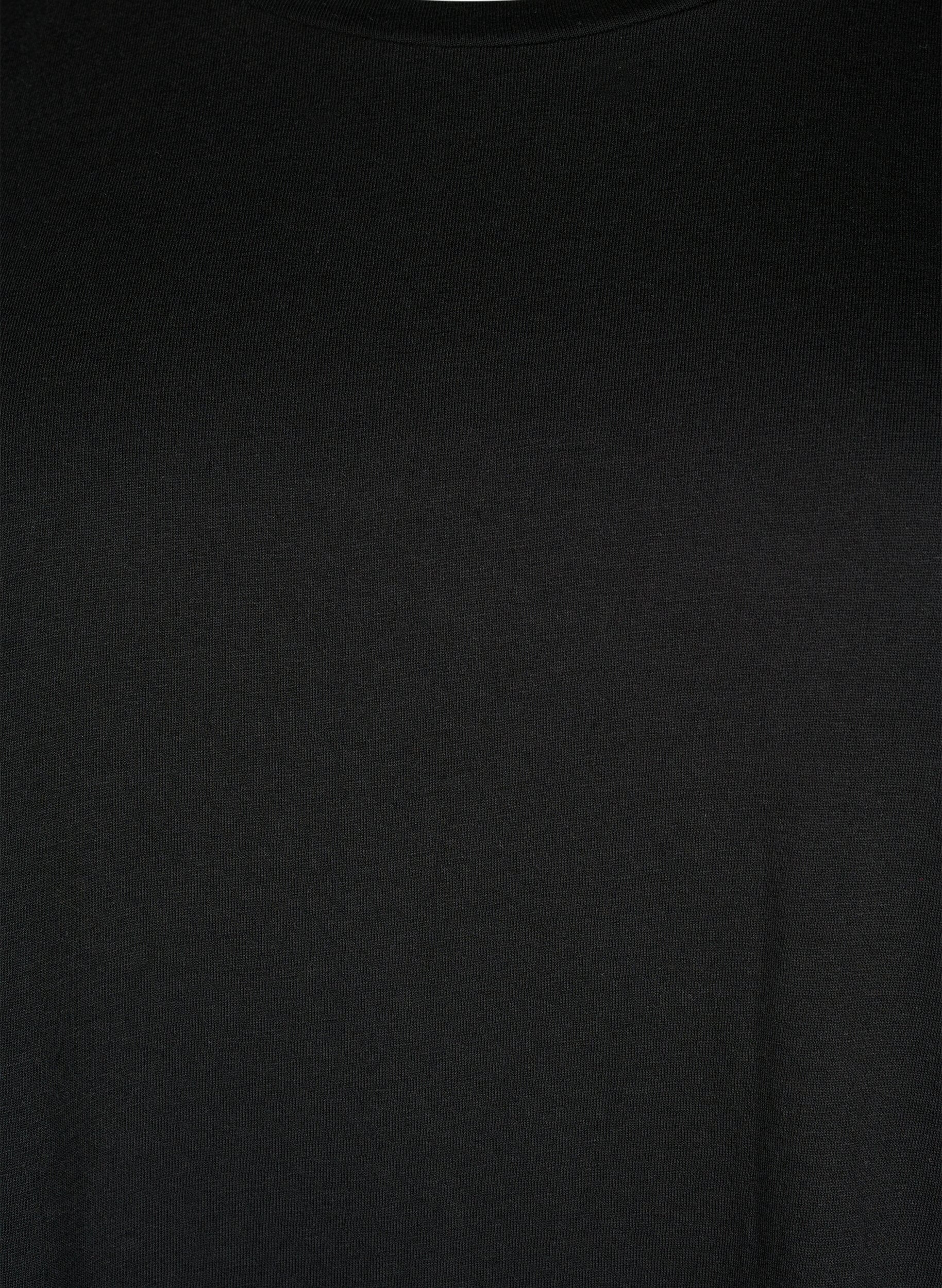 Zizzi2-pack T-shirts met korte mouwen, Zwart, Packshot image number 2