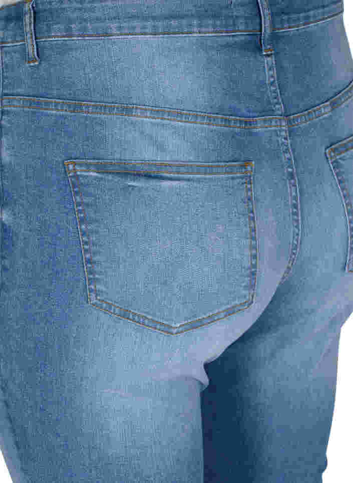 Emily jeans met slanke pasvorm en normale taille, Blue denim, Packshot image number 3
