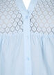 FLASH - Shirt met gehaakt detail, Cashmere Blue, Packshot image number 2