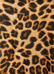 Blouse met luipaardprint en ruches, Bruin, Packshot image number 2