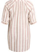 Katoenen tuniek met V-hals, Beige, Packshot image number 1