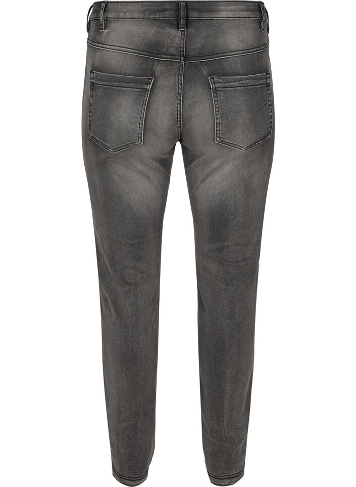 Jeans Emily Slim fit &agrave; taille r&eacute;guli&egrave;re, Gris anthracite, Packshot image number 1