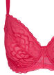 Soutien-gorge avec armature et dentelle, Rose, Packshot image number 2