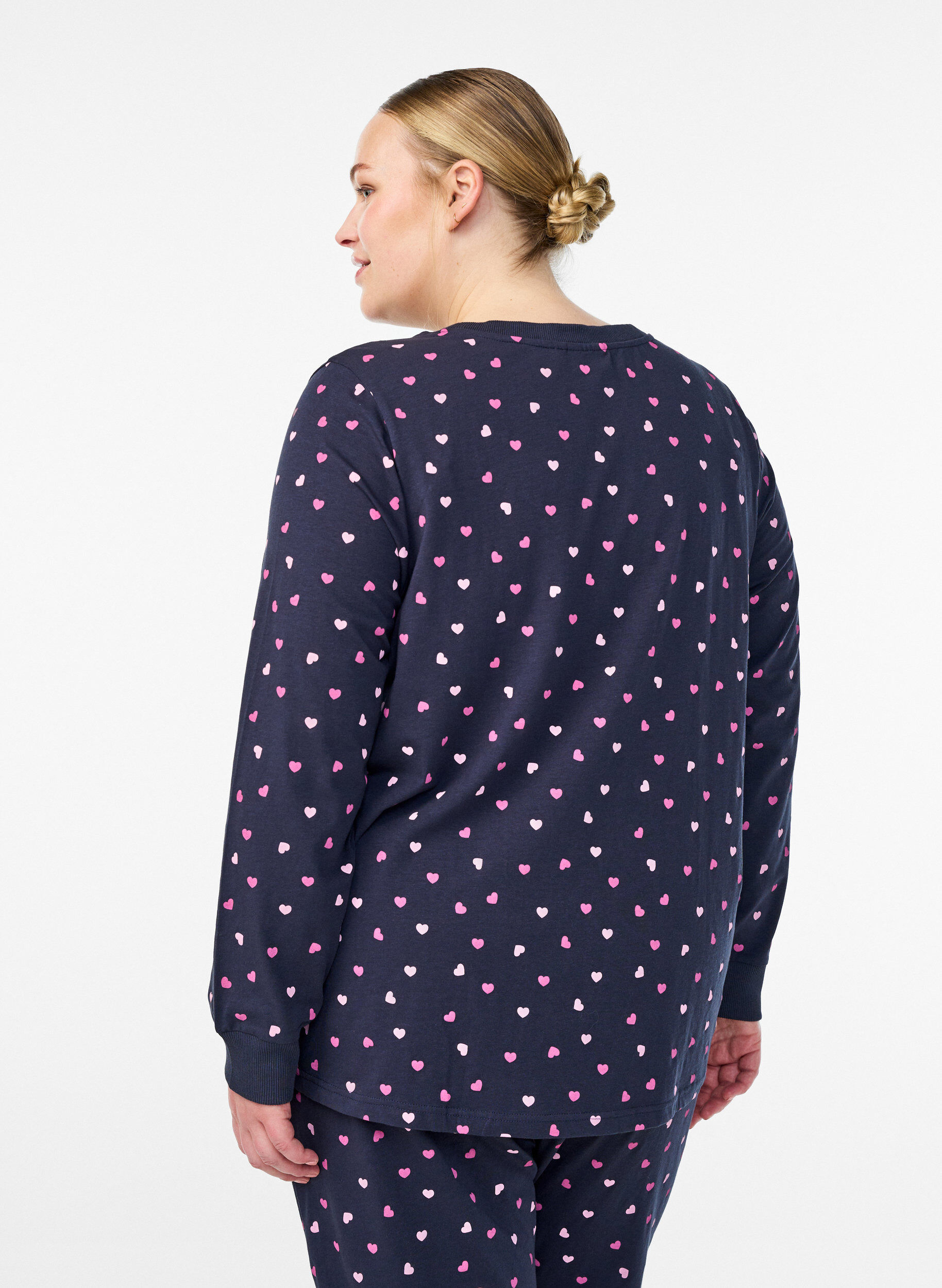 ZizziBedrukte nachttop, Blauw, Model image number 2