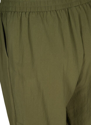 Pantacourt en viscose avec poches, Ivy Green, Packshot image number 3