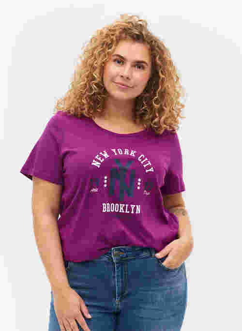 T-shirt en coton avec imprimé