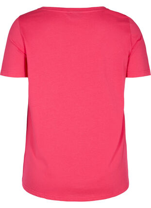 T-shirt coton avec joli imprimé , Azalea, Packshot image number 1