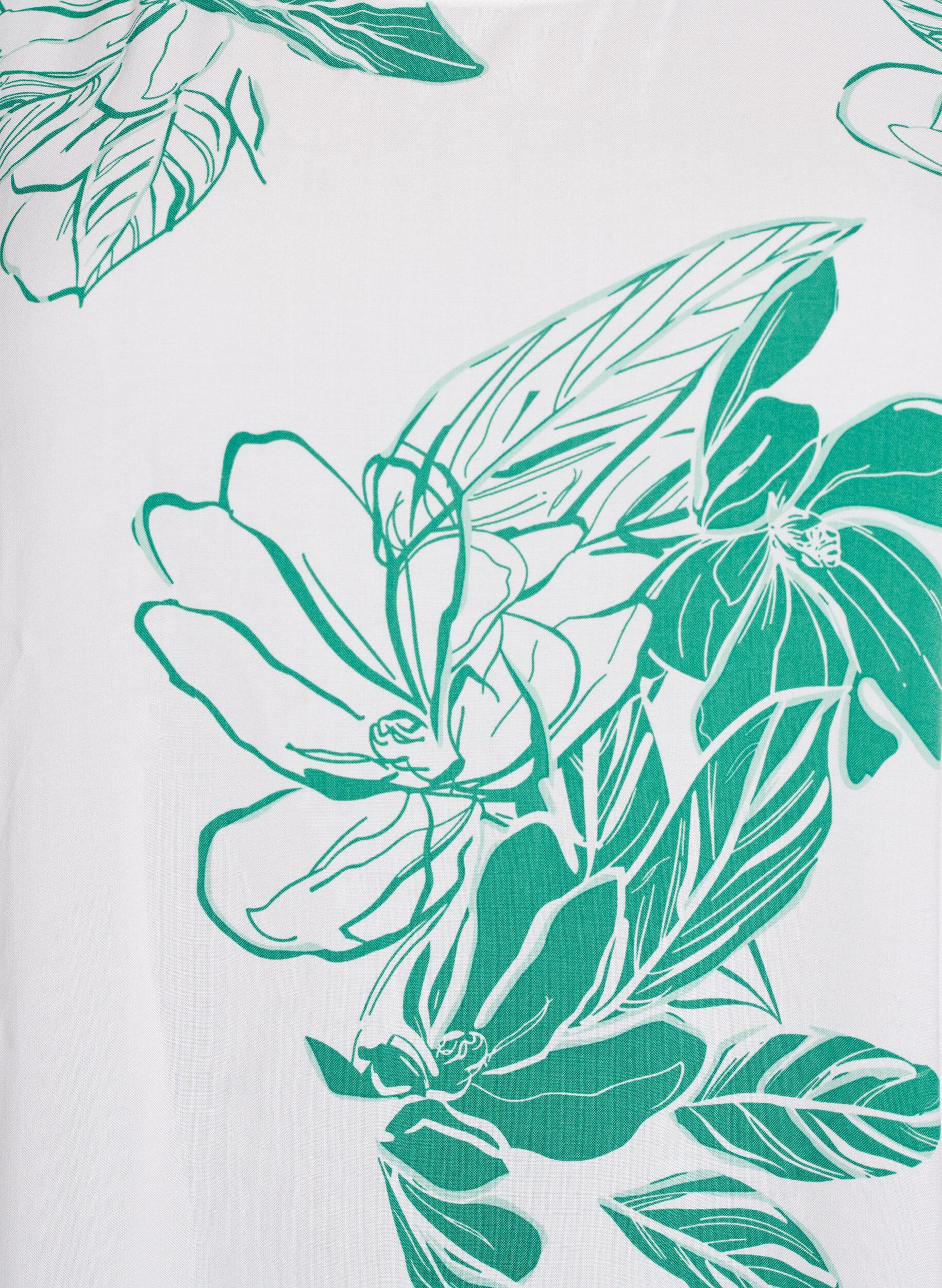 ZizziJurk van viscose met coupenaad, Groen, Packshot image number 2
