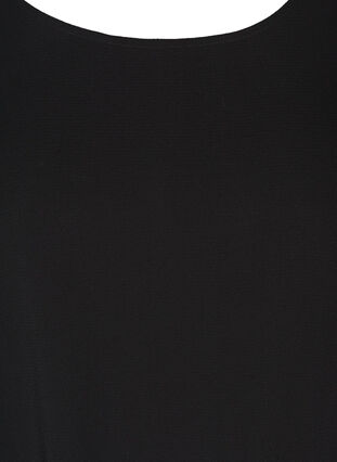 Robe avec vollants, Black, Packshot image number 2