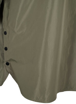 Poncho de pluie avec capuche et poche frontale, Castor Gray, Packshot image number 3