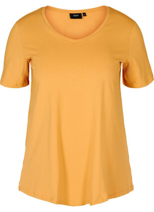 Basic t-shirt, Spruce Yellow, Packshot image number 0