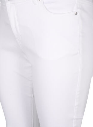 Jean taille régulière Viona, White, Packshot image number 2