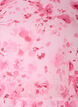 Korte jurk met chiffonlook, bloemenprint en volantlagen, Roze, Packshot image number 2