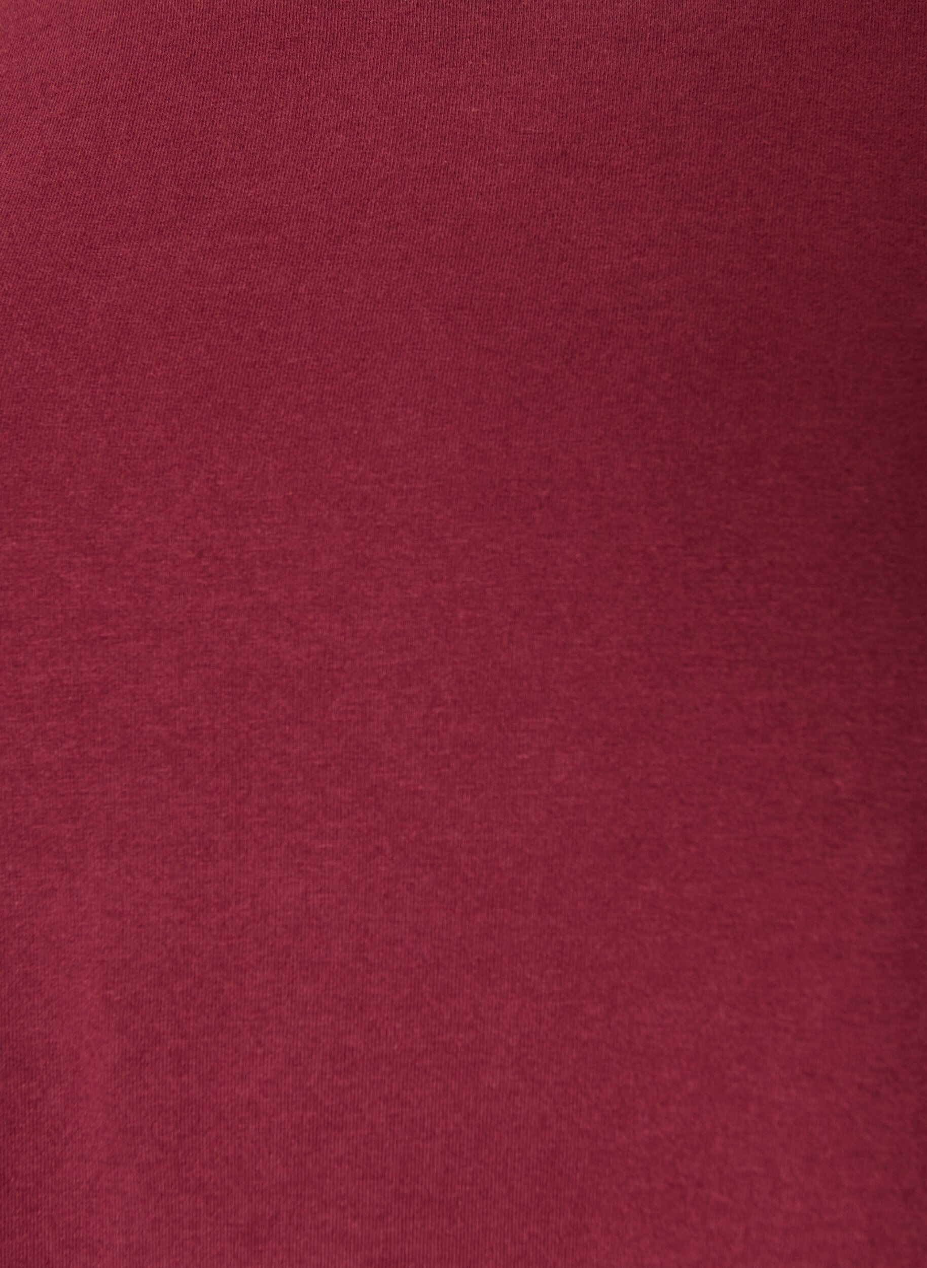 ZizziBlouse basique en jersey &agrave; manches longues, Bordeaux, Packshot image number 2