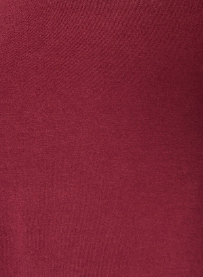 Blouse basique en jersey &agrave; manches longues, Bordeaux, Packshot image number 2