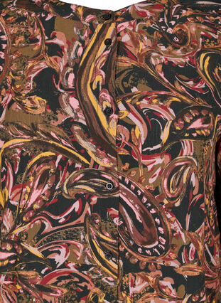 Robe longue en viscose imprimée, Paisley AOP, Packshot image number 2